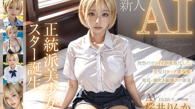 AIFOCS-002 [New AI] A new orthodox beautiful girl star is born, blonde H-cup Sakurai Rinka